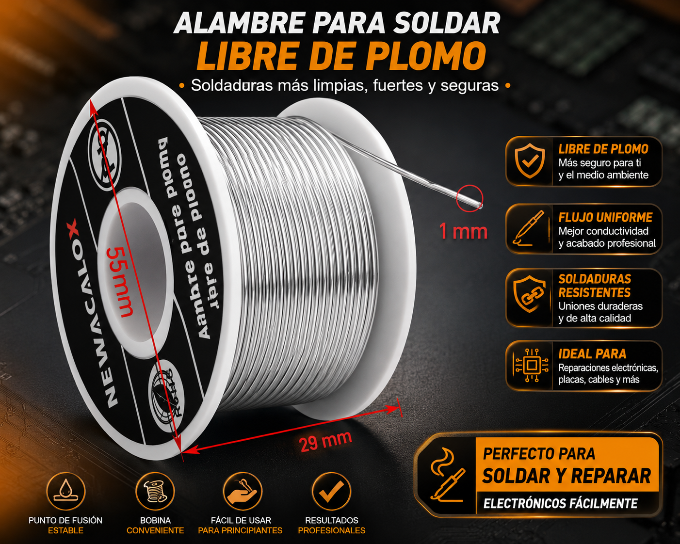 Kit de pistola de soldar 60W