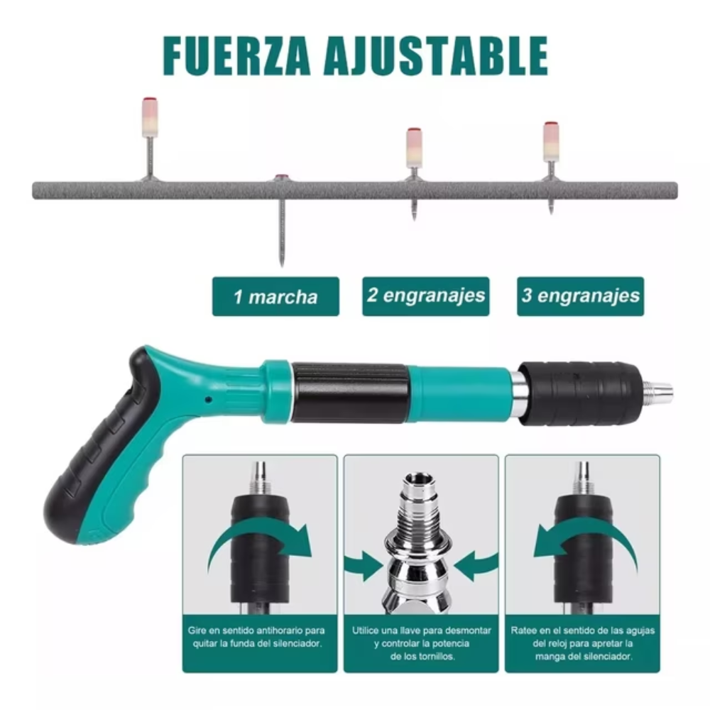 Pistola de fijación de clavos máquina