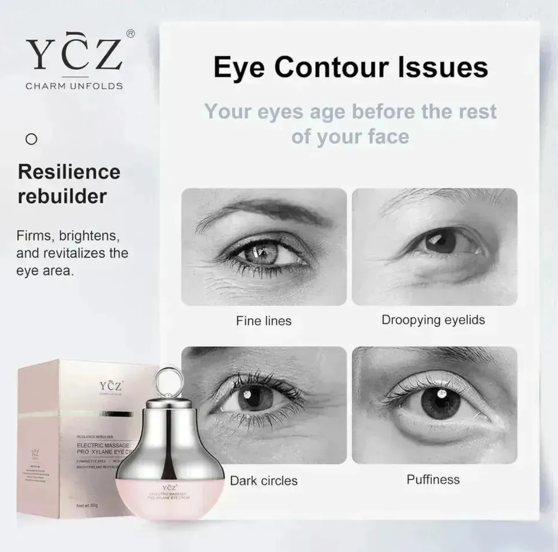 Crema de ojos masaje eléctrico