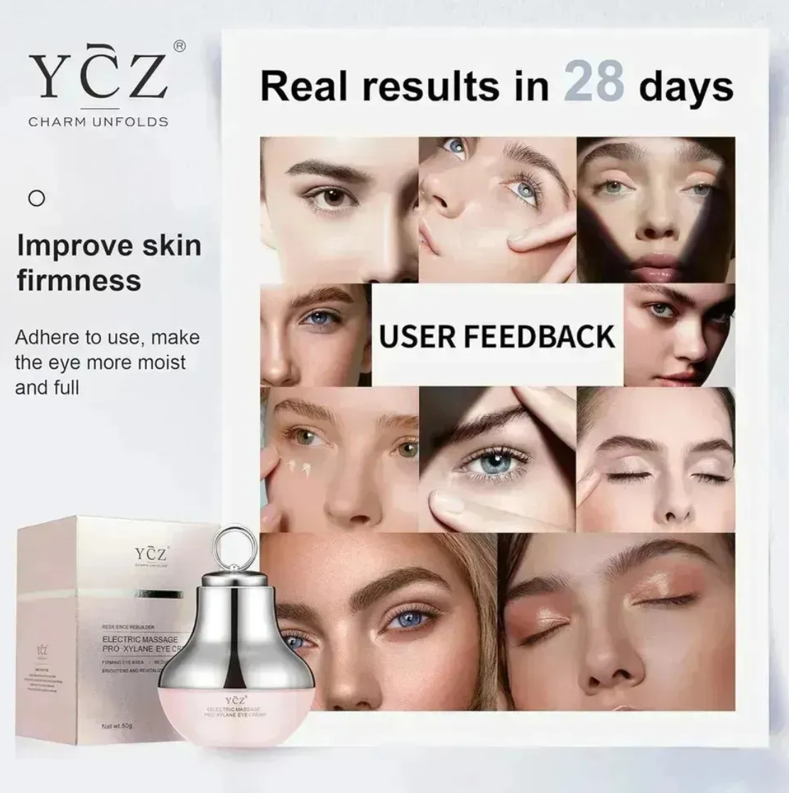 Crema de ojos masaje eléctrico